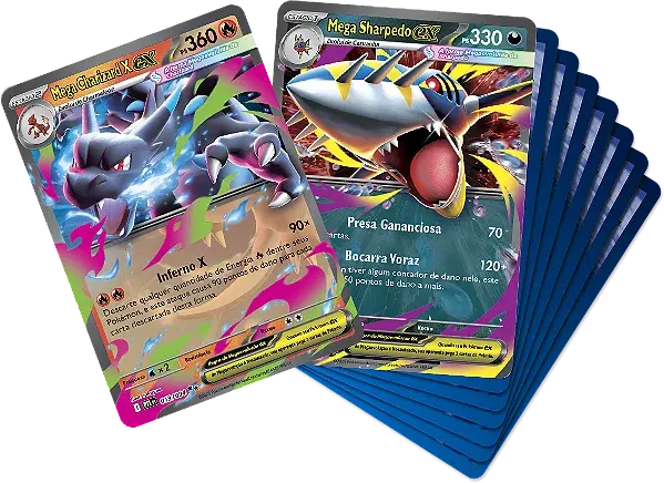 Seleção de cartas Pokémon TCG